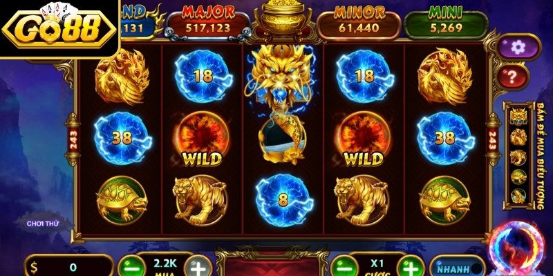 Game kho báu Tứ Linh Go88 rất được ưa chuộng