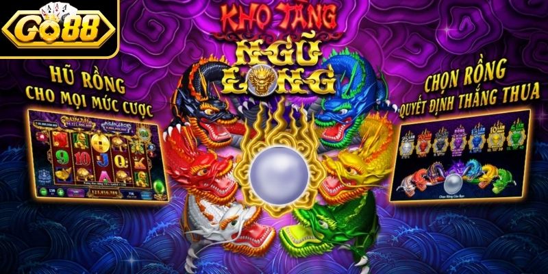 Chủ đề của kho tàng ngũ long GO88 xoay quanh viên ngọc