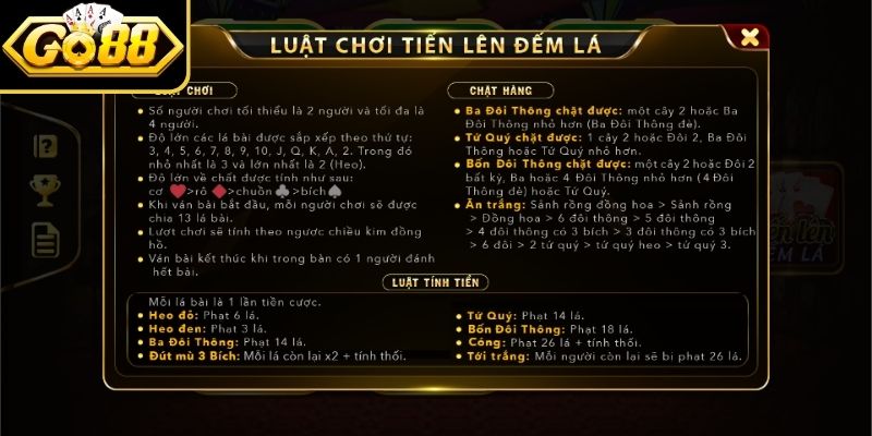 Luật so sánh giá trị quân bài trong bộ bài Tây