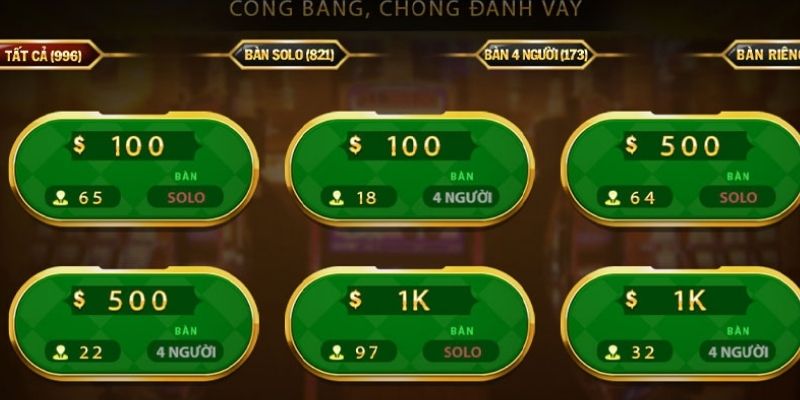 Những bộ bài mạnh thường gặp trong các ván đấu