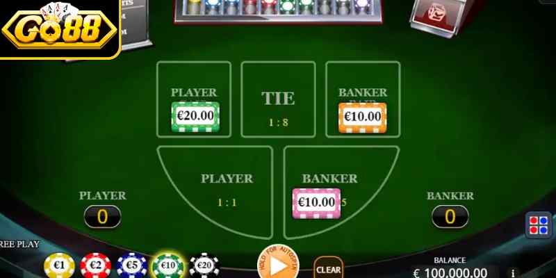 Cách Chơi Baccarat Go88 - Bí Kíp Đặt Cược Ăn Thưởng 3 Chiến thuật đánh Baccarat giúp người chơi thắng lớn