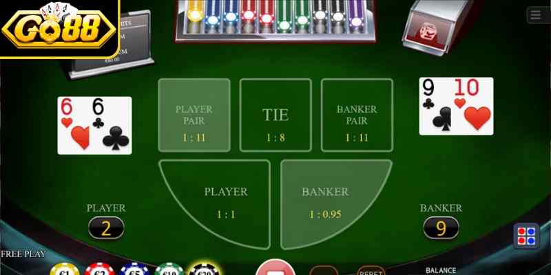 Cách Chơi Baccarat Go88 - Bí Kíp Đặt Cược Ăn Thưởng 2 Những trường hợp bốc thêm lá thứ 3 trong ván cược