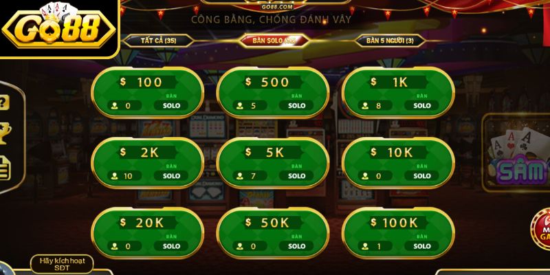 Chơi Sâm Lốc Miễn Phí Go88 Hướng Dẫn Chi Tiết Từ A-Z 2 Hướng dẫn cách chơi sâm lốc miễn phí Go88
