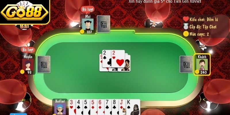 Tiến Lên Ăn Tiền Go88 - Đỉnh Cao Sát Phạt Trực Tuyến 1 Tiến lên ăn tiền Go88 là game chơi quen thuộc