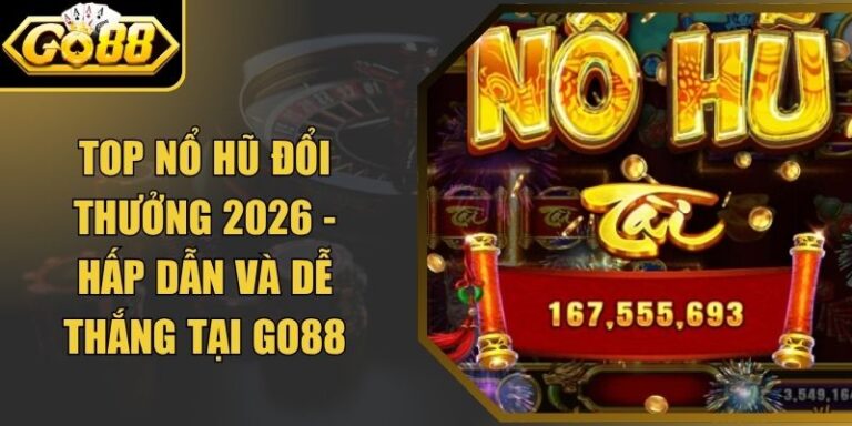 Top Nổ Hũ Đổi Thưởng 2026 - Hấp Dẫn Và Dễ Thắng Tại Go88